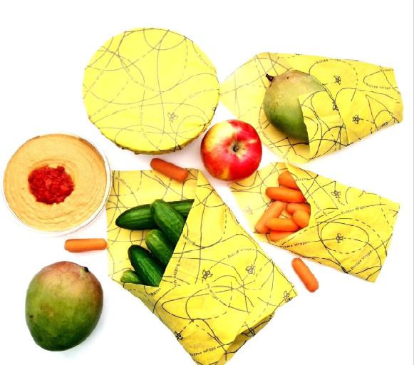 Embalagem de cera de abelha / Food beewax wraps / Emballage de cire d'abeille